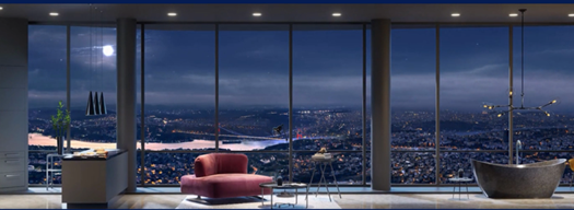 ISTANBUL LUXURY PENTHOUSE FULL BOSPHORUS AND BELGRADE MASLAK